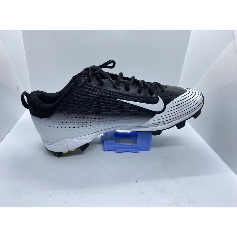 Nike Vapor Baseball Cleats Black White 707442-010 Mens 10.5